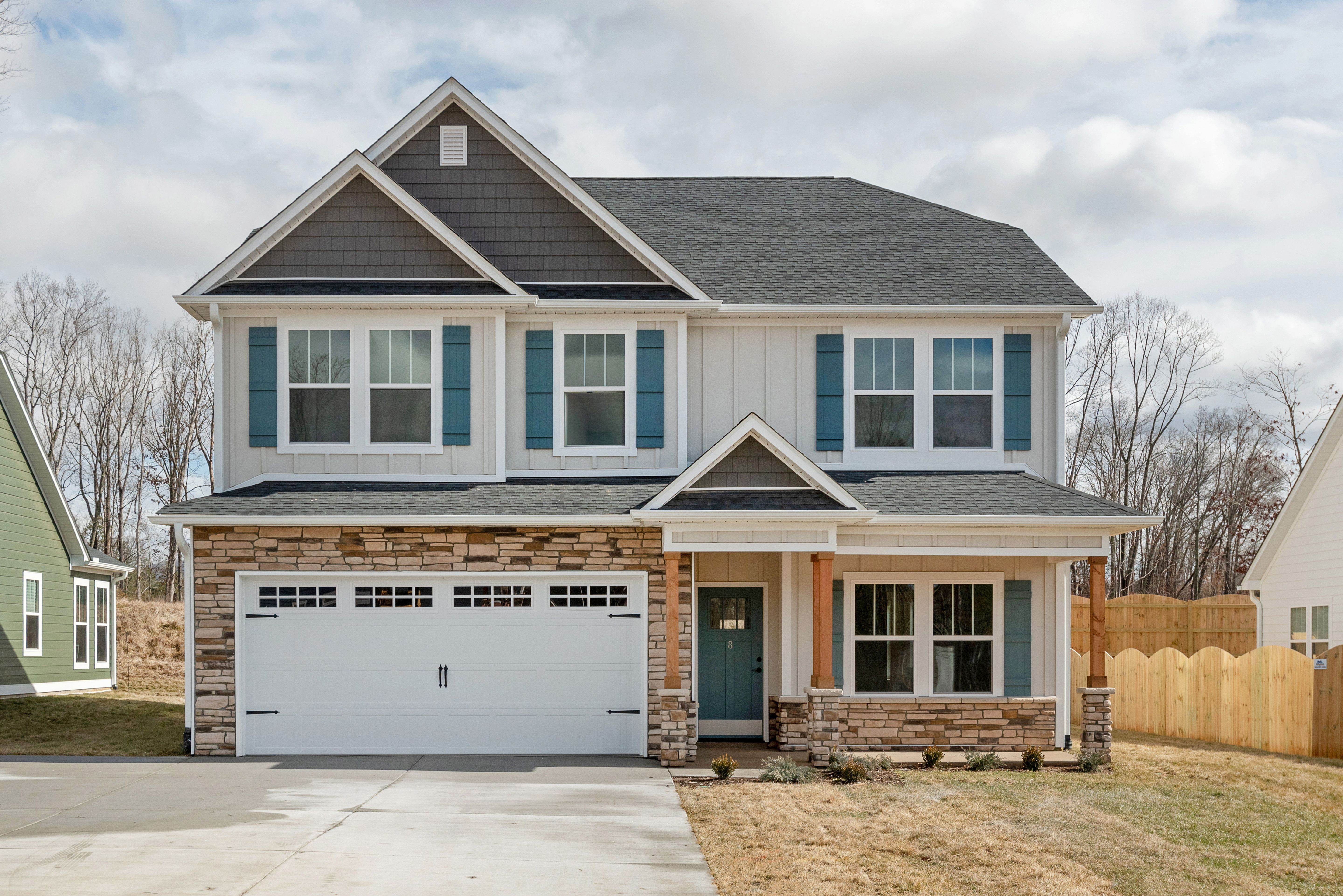 Exterior Front - Madison Floor plan elevation 6