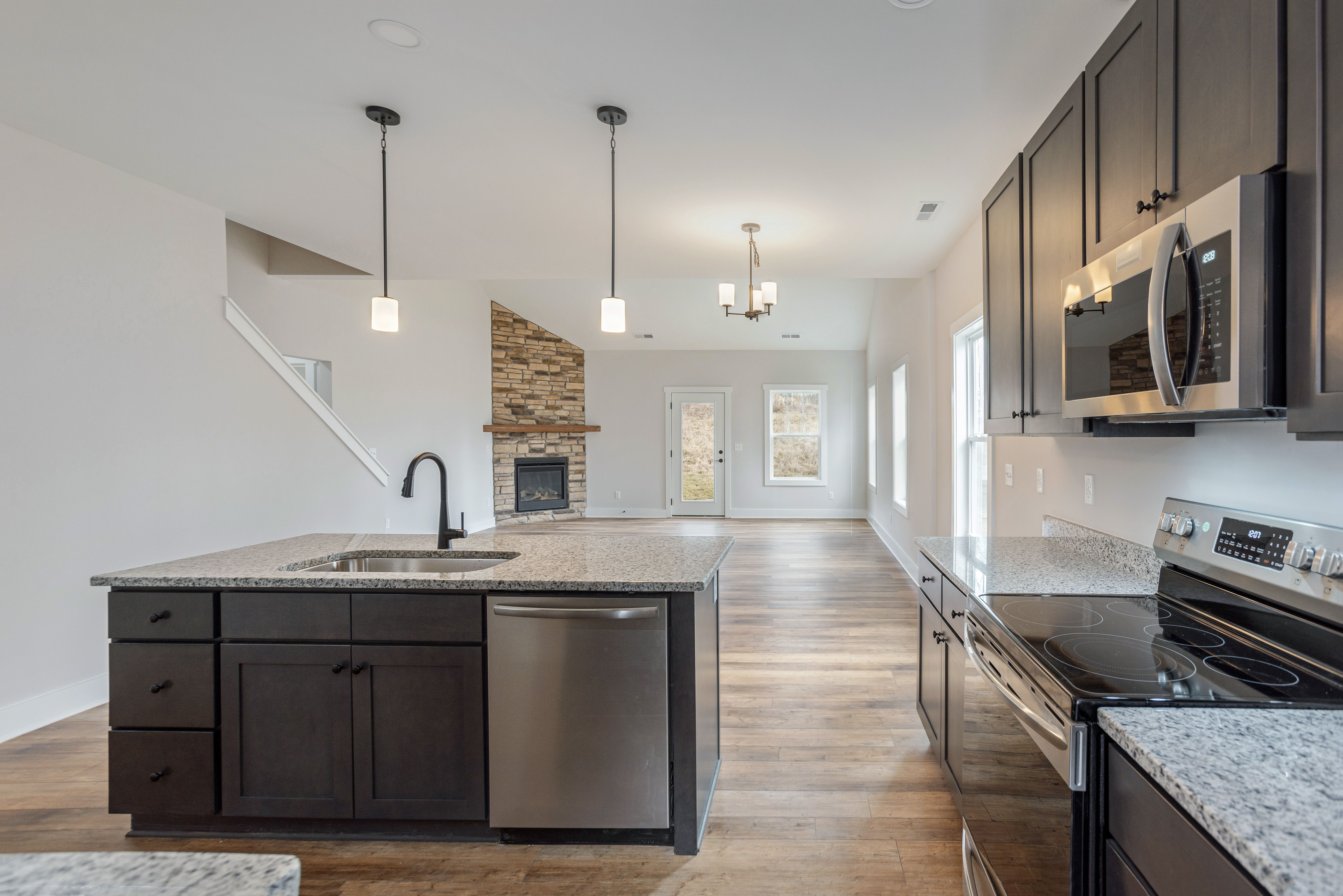 Interior Kitchen - Madison Floor plan elevation 6