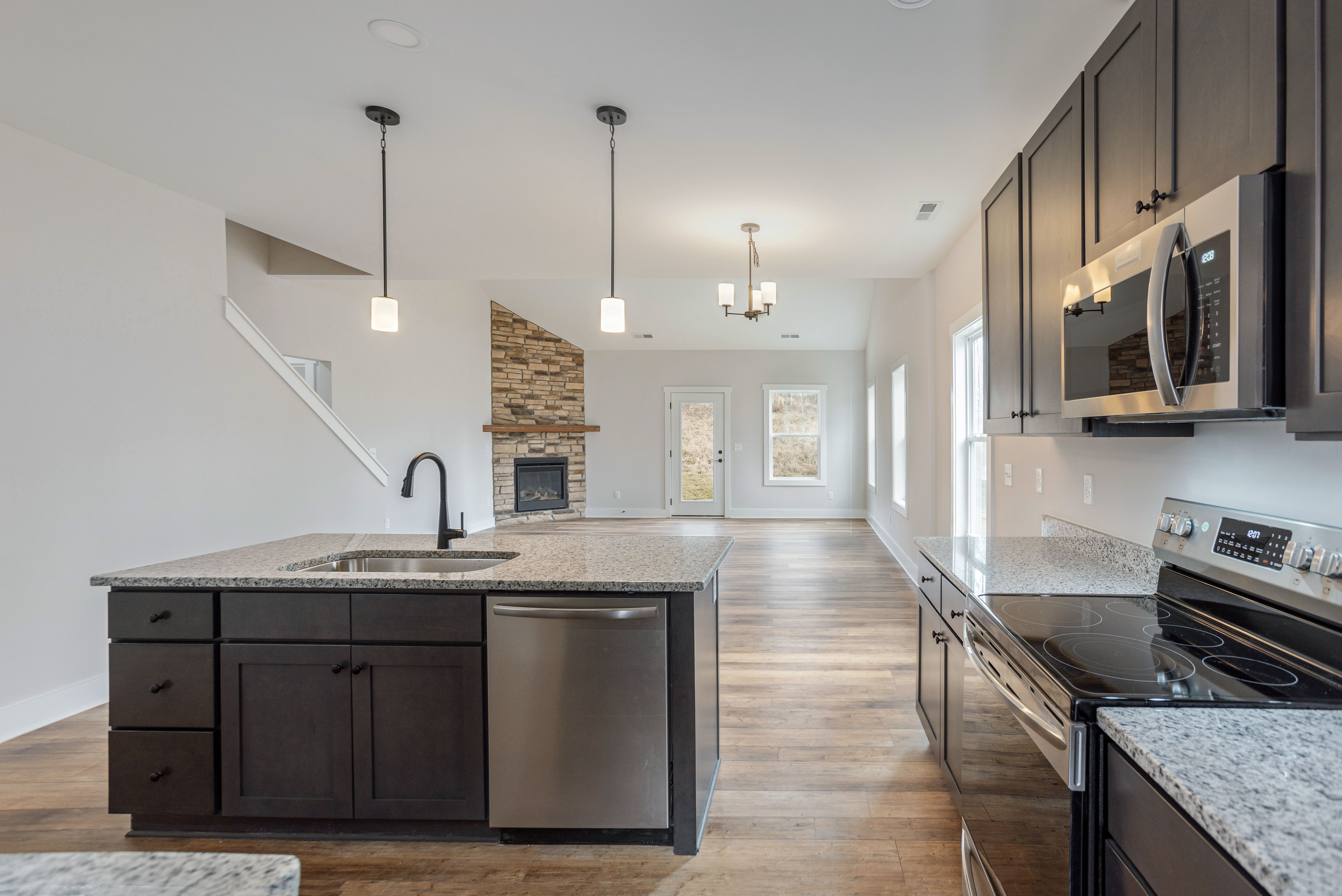 Interior Kitchen - Madison Floor plan elevation 6