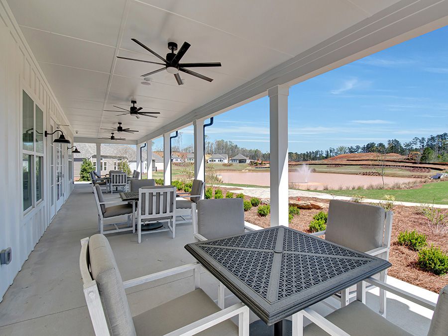 Veranda Overlooking Echols Pond