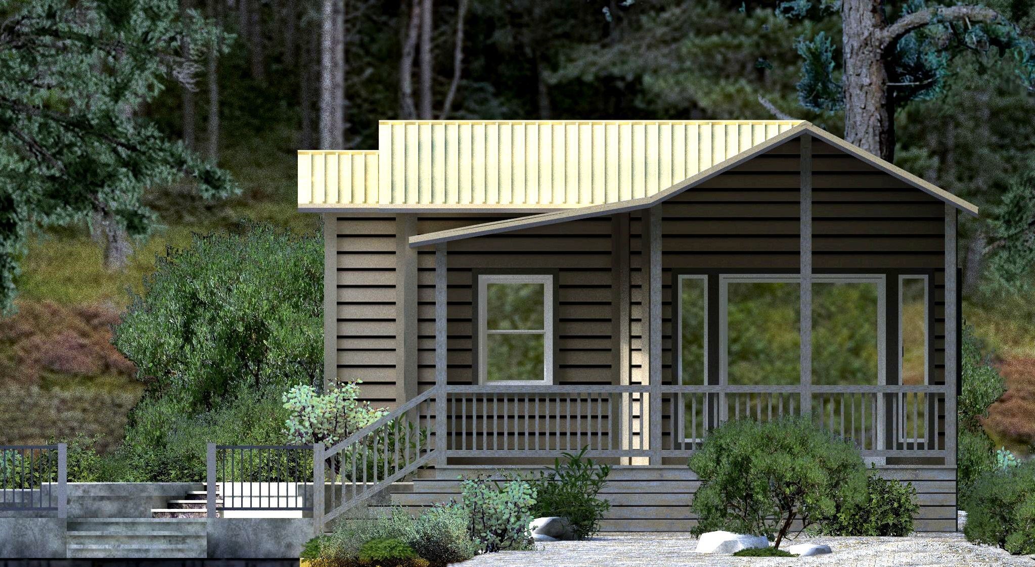 New, beautiful, in the pines