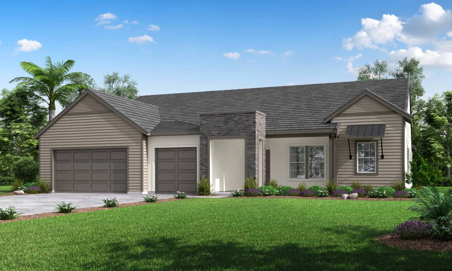 The Foxfield Plan at Ivy Gate Series at Farmstead in Clovis, CA by