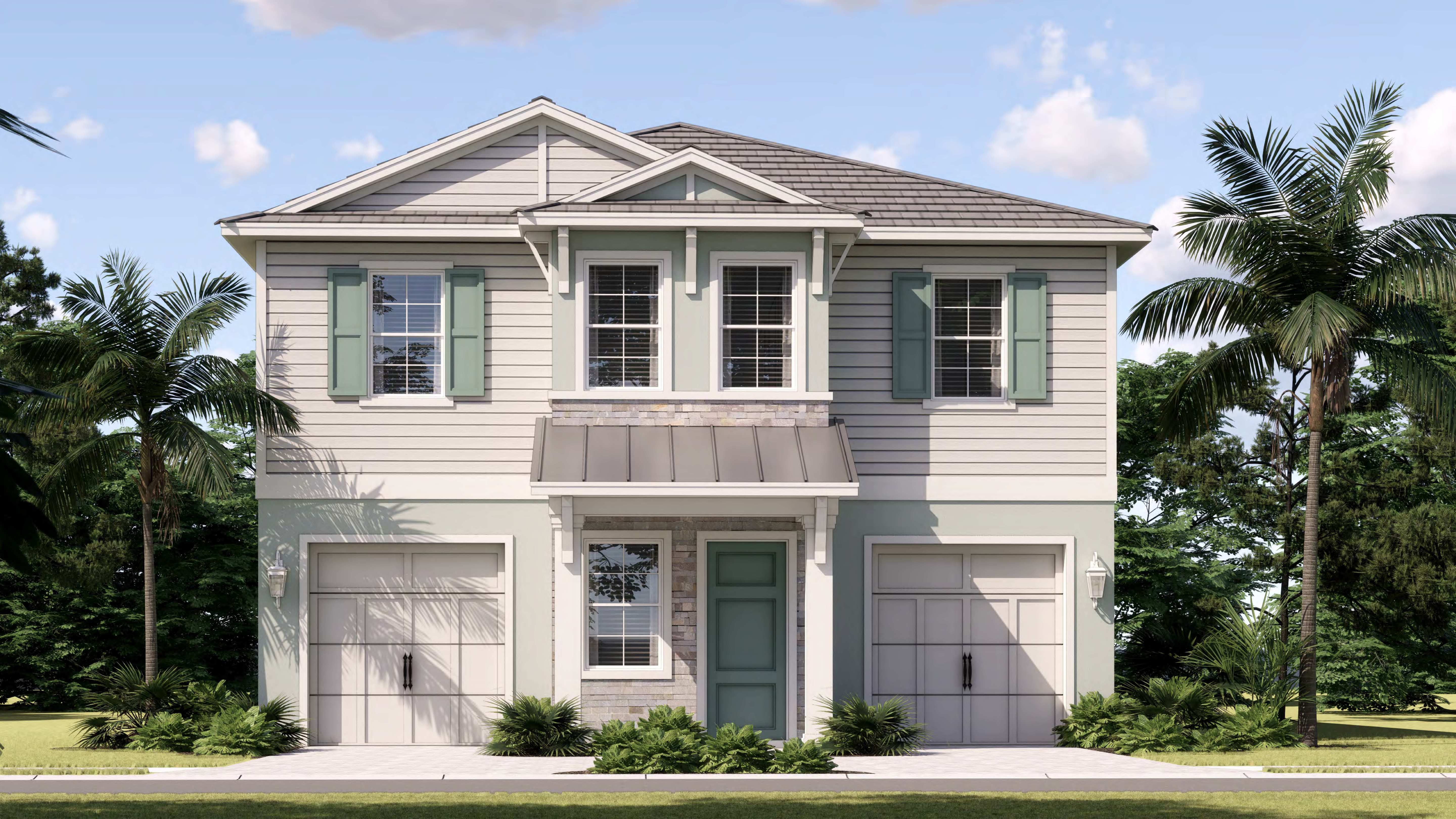 One plan, three looks. The Delmar offers British West Indies, Coastal, and Modern exteriors—pick the style that suits your vision while enjoying the same thoughtfully designed interior.