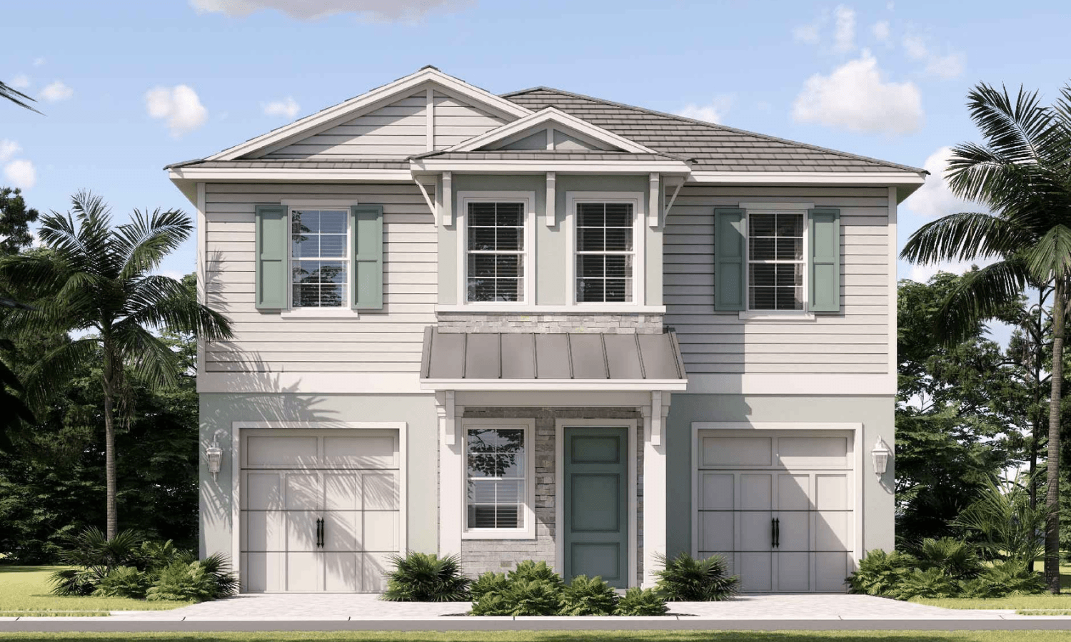 One plan, three looks. The Vista offers British West Indies, Coastal, and Modern exteriors—pick the style that suits your vision while enjoying the same thoughtfully designed interior.