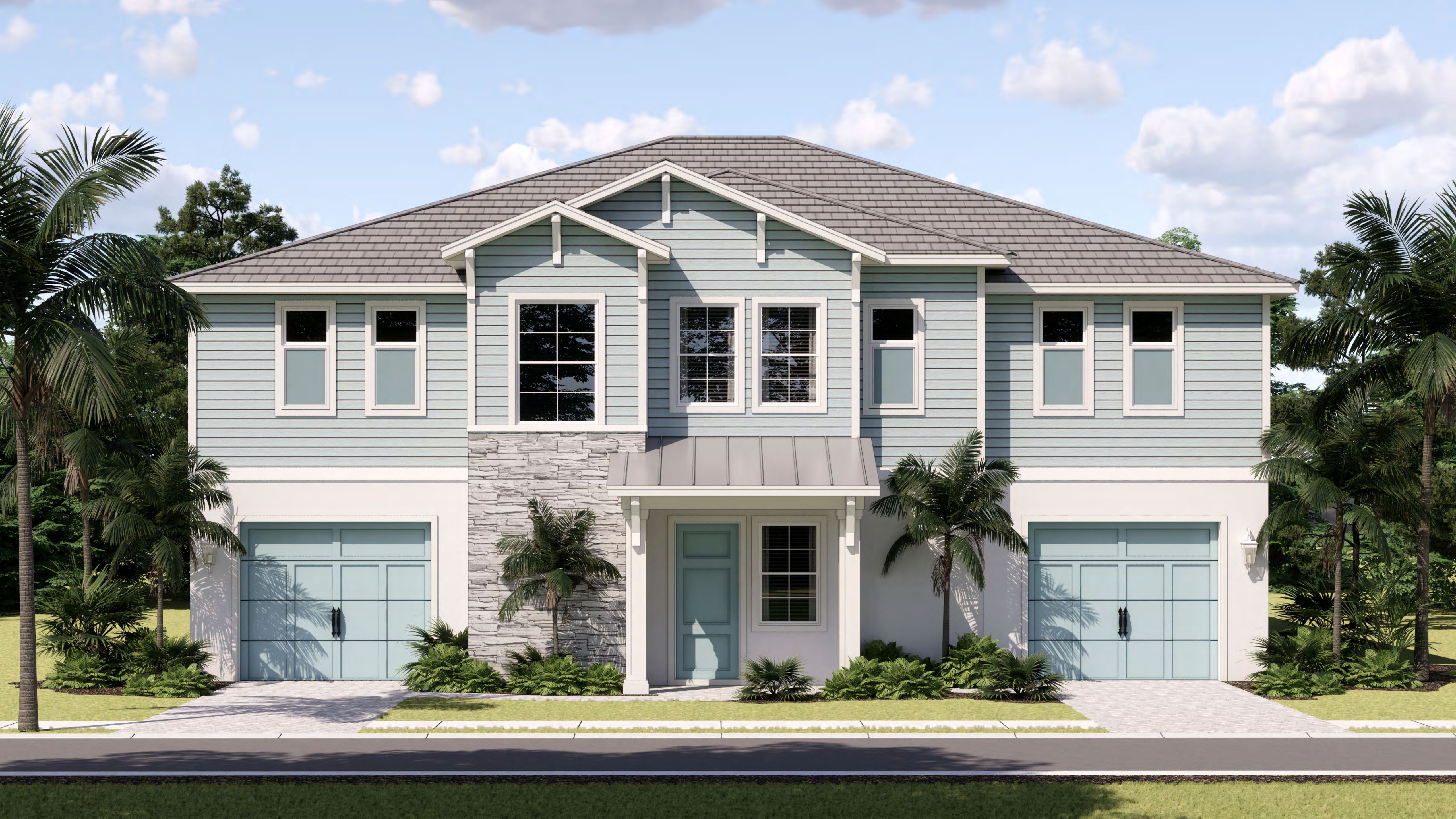 One plan, three looks. The Oceana offers British West Indies, Coastal, and Modern exteriors—pick the style that suits your vision while enjoying the same thoughtfully designed interior.