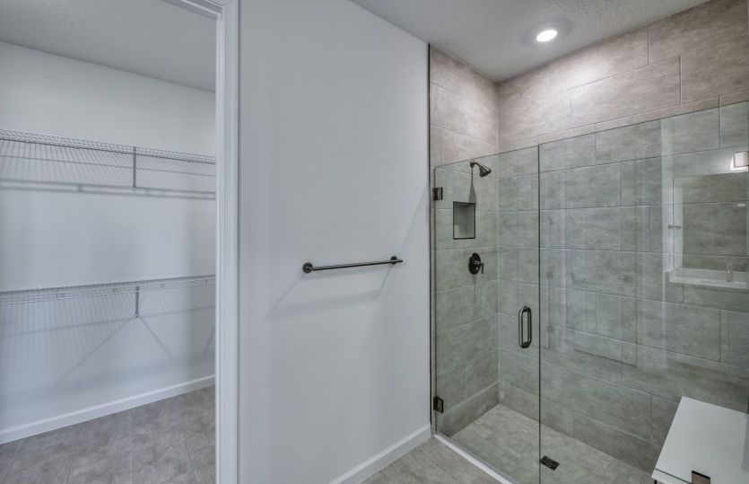 Owner's bathroom with large walk-in closet