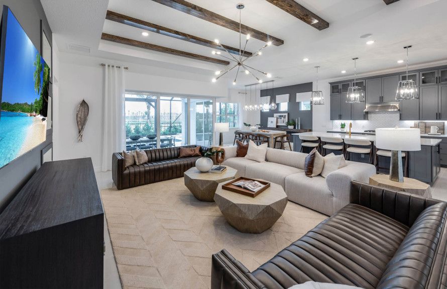 Spacious Entertaining Spaces