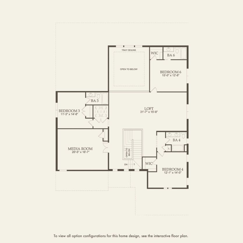 Second Floor 5 br / 5.5 ba