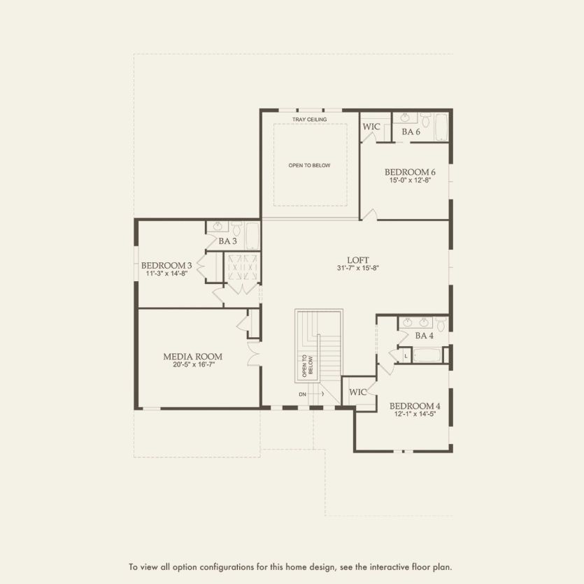 Second Floor 5 br / 5.5 ba