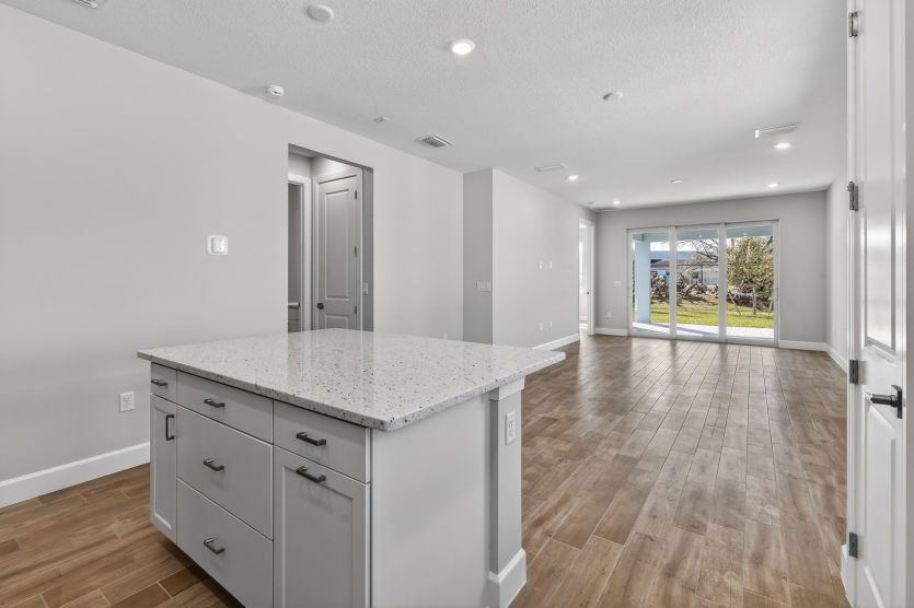 Large Center Island with Additional Storage