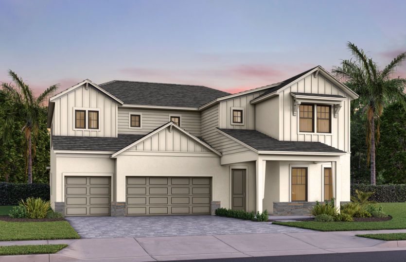 Roseland Exterior FH2 with Stone