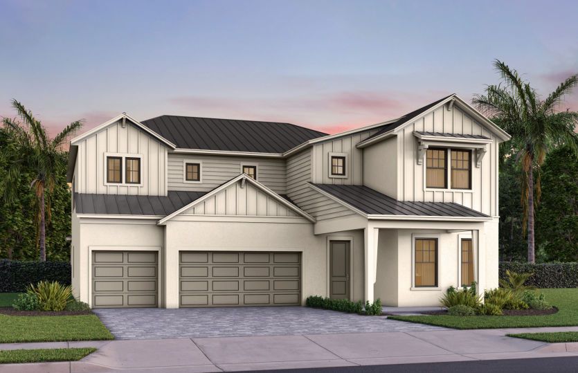 Roseland Exterior FH2 with Metal Roof