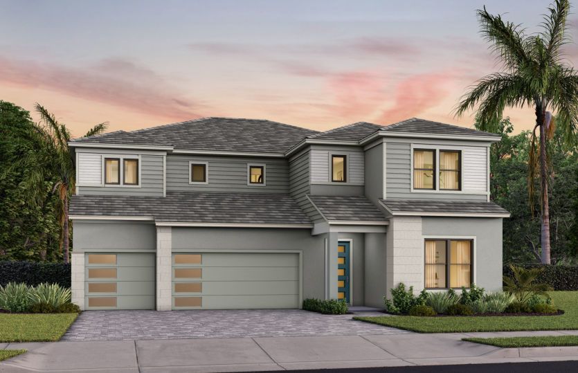 Roseland Exterior MD1 with Stone