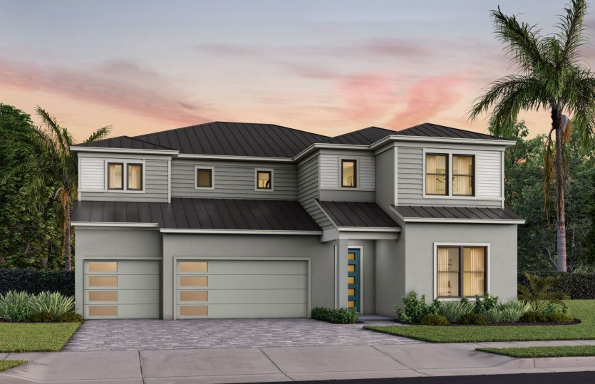 Roseland Exterior MD1 with Metal Roof