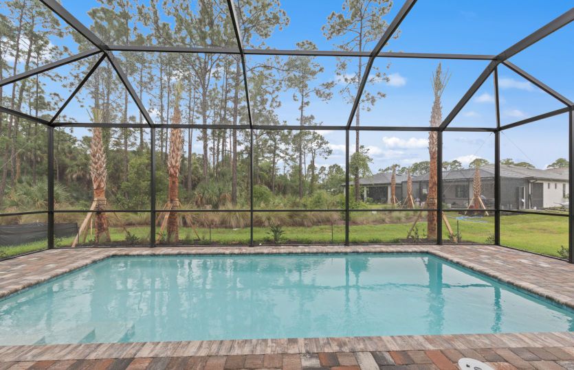 Screened-in pool