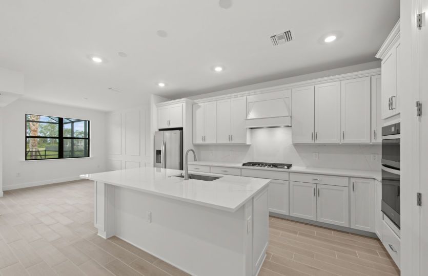 Kitchen with center island