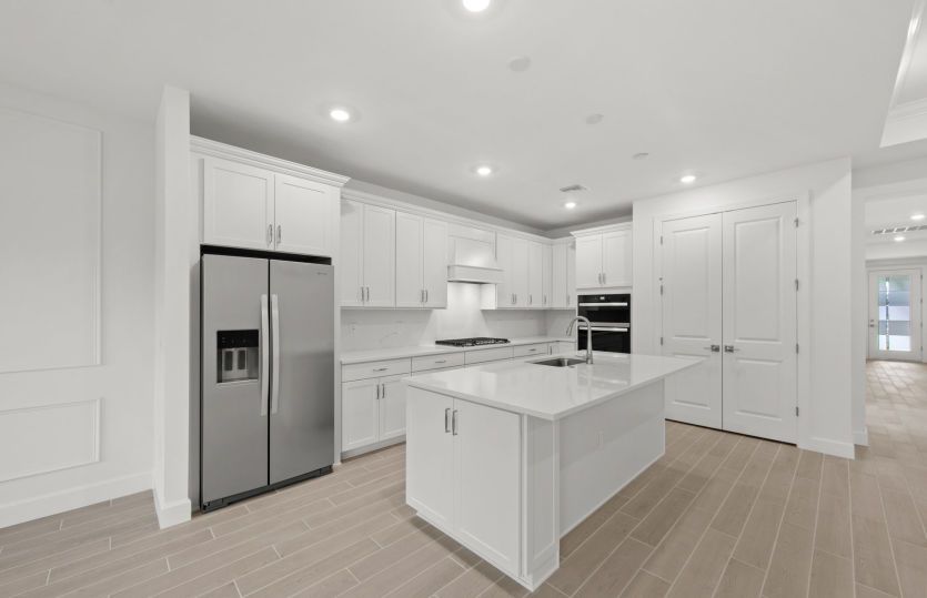 Kitchen with center island