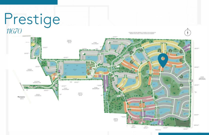 Location of the home within BeachWalk