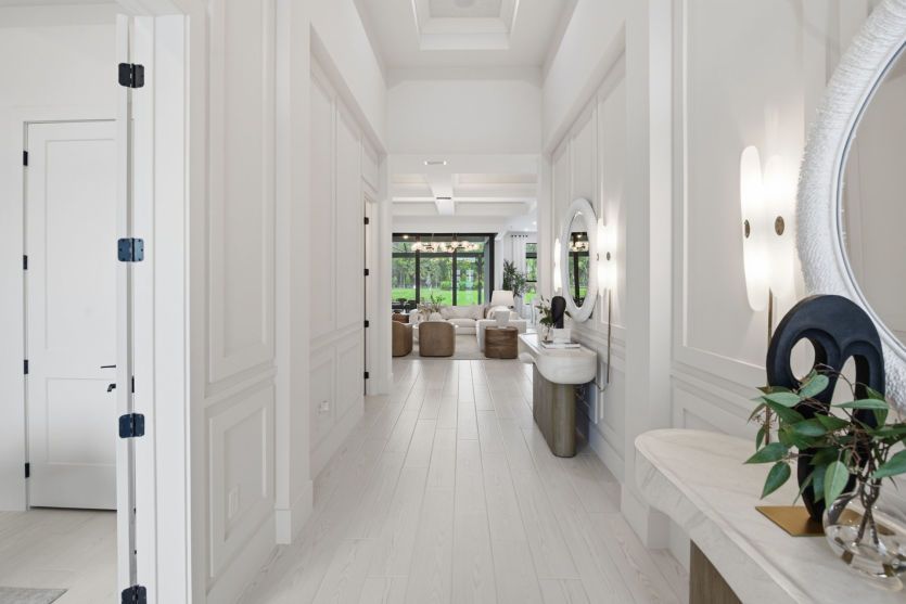 Inviting Foyer with Adjacent Flex Space
