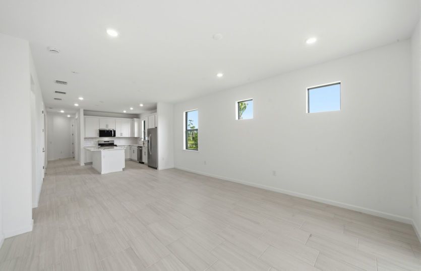 Spacious gathering room