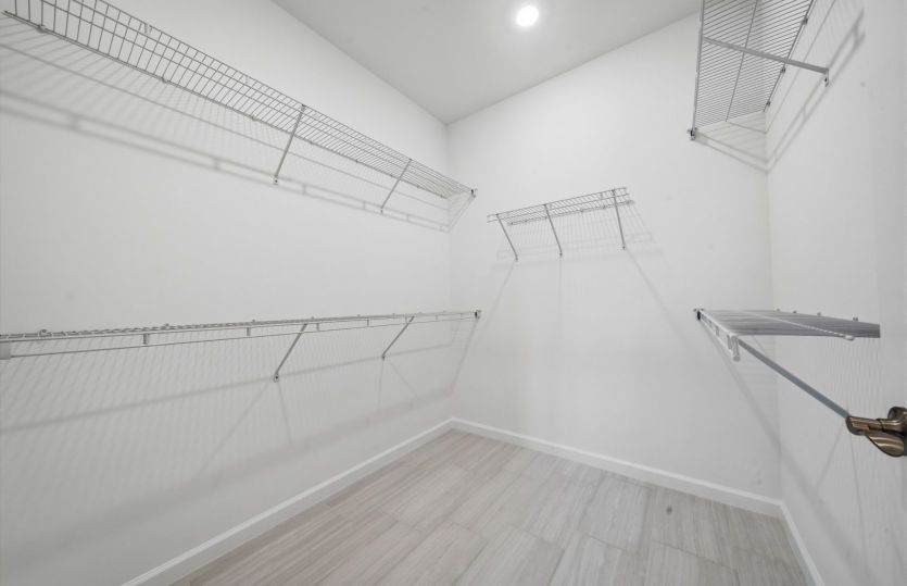 Owner's suite with walk-in closet