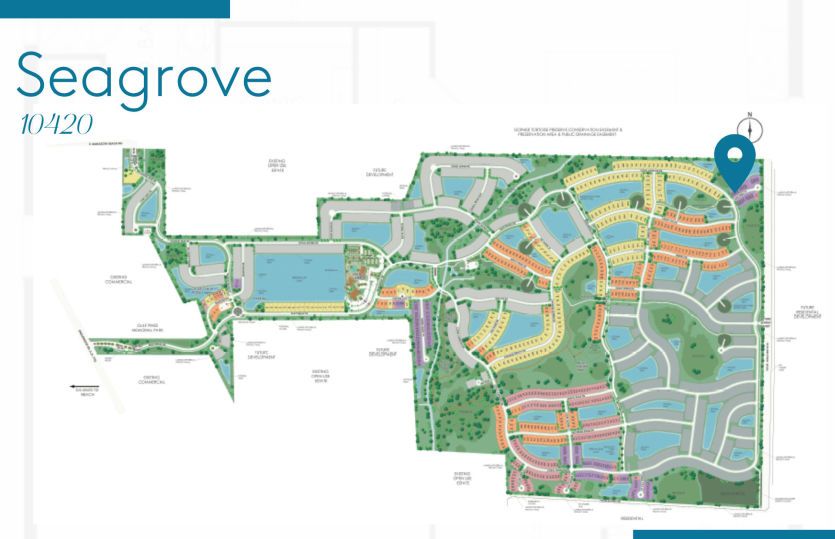 Location of this home within BeachWalk