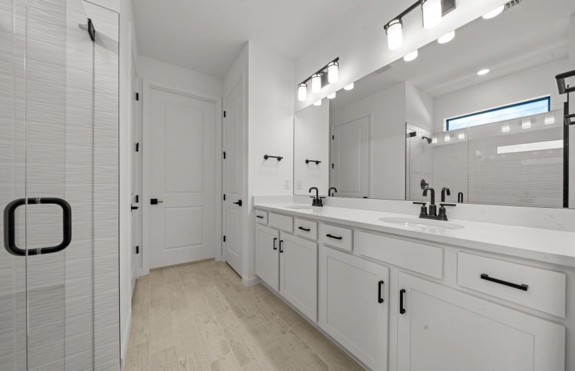 Dual sink vanity