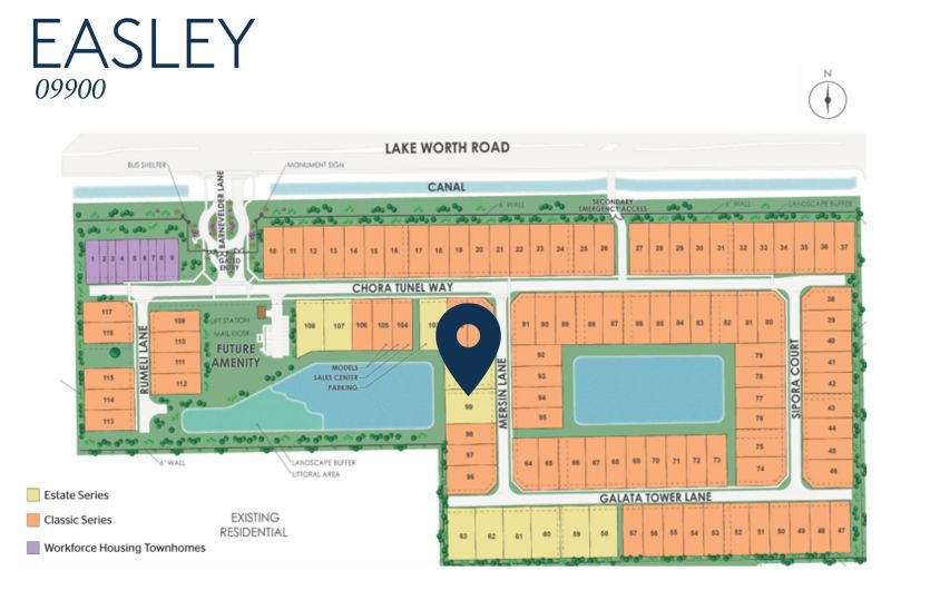 Easley Homesite 09900 Map