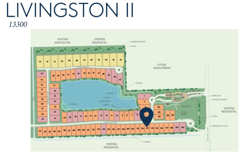 Livingston II Homesite 13300 Map