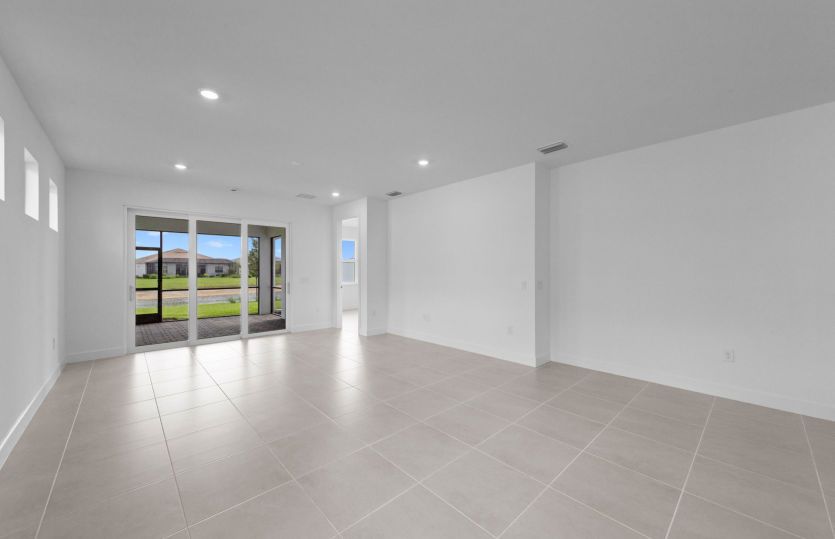 Gathering room with open concept layout