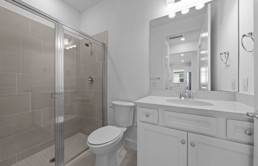 Secondary bathroom