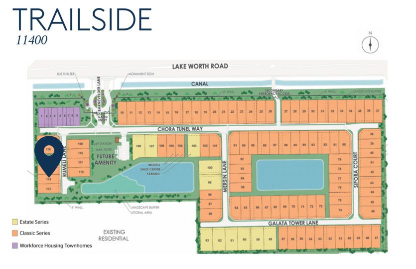 Trailside Homesite 11400 Map