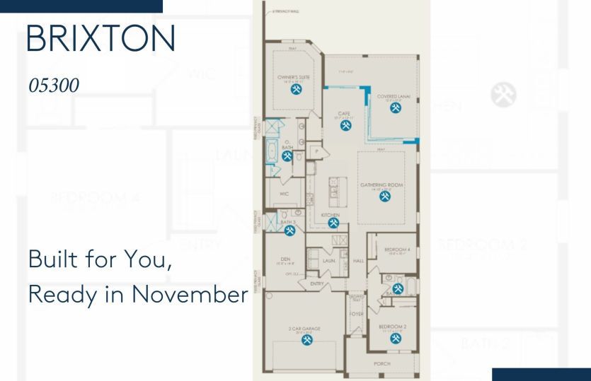 Brixton Homesite 05300 Floor Plan