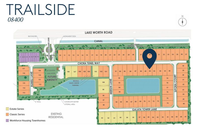 Trailside Homesite 08400 Map