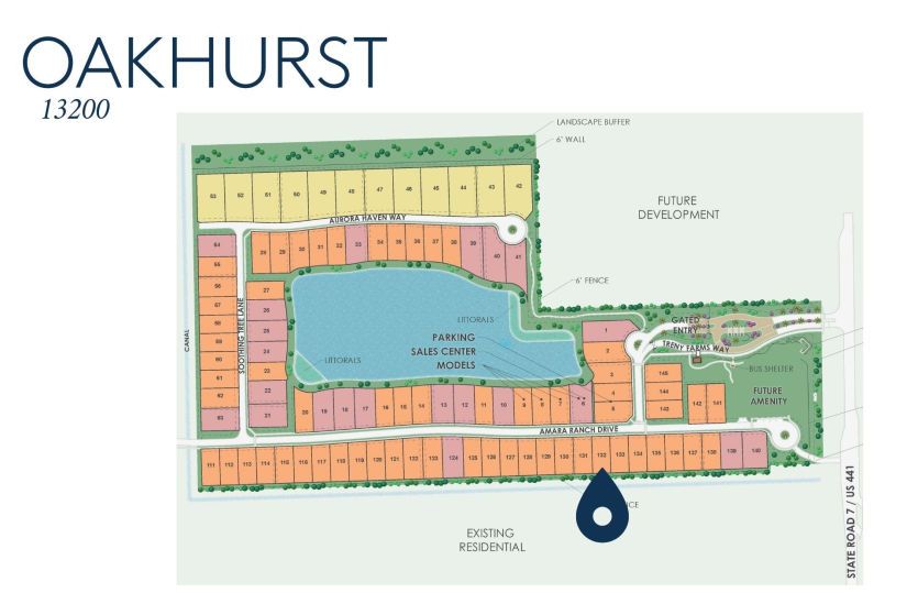 Oakhurst Homesite 13200 Map