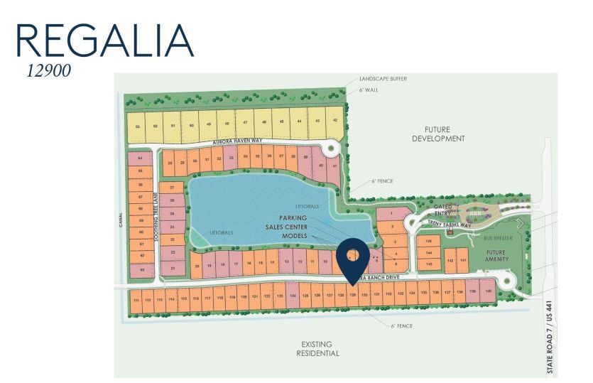 Regalia Homesite 12900 Map