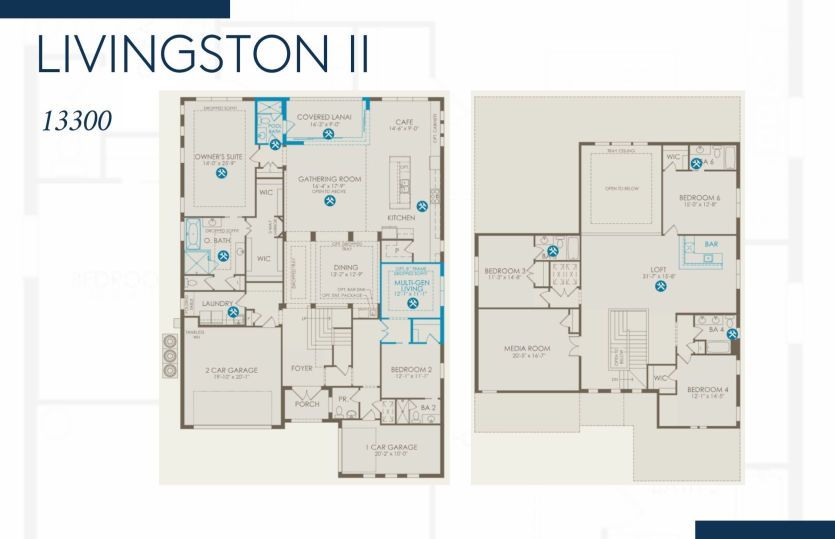 Livingston II Homesite 13300 Floor Plan
