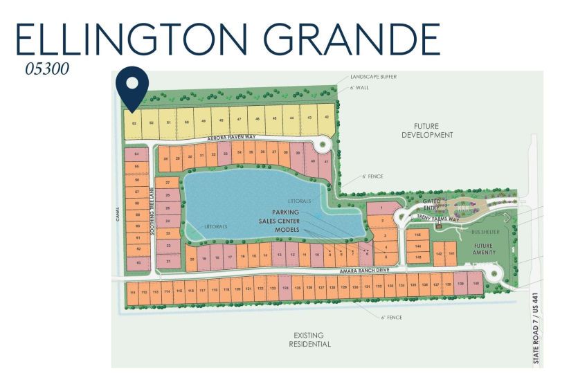 Ellington Grande Homesite 05300 Map