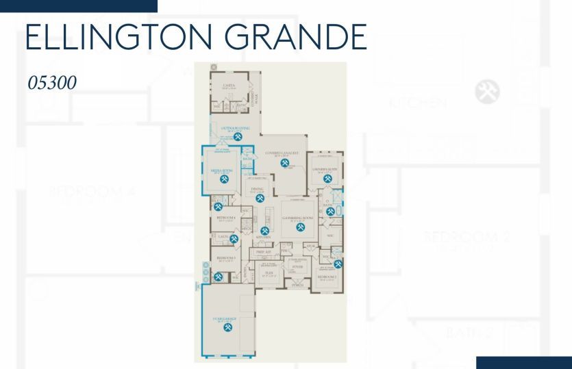 Ellington Grande Homesite 05300 Floor Plan