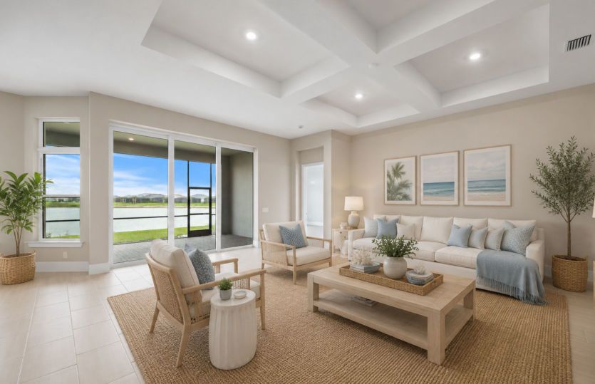Gathering room | Virtually staged for illustrative purposes