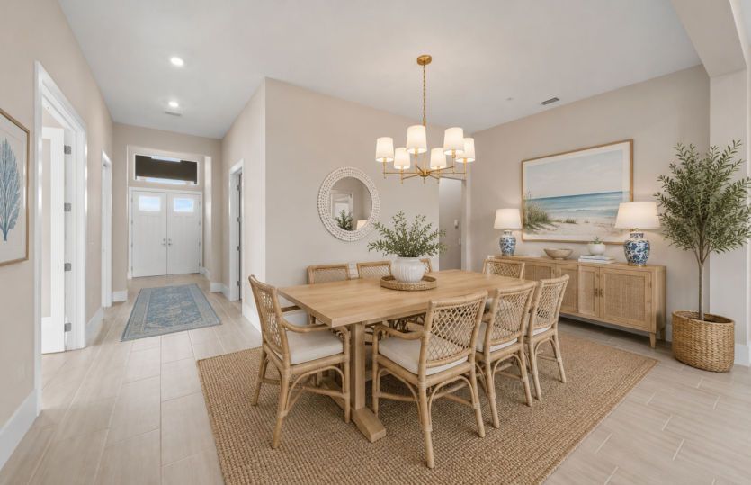 Dining room | Virtually staged for illustrative purposes