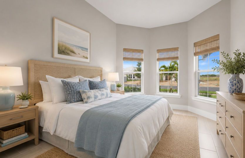 Secondary bedroom | Virtually staged for illustrative purposes