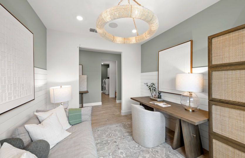 Flex room or optional den, perfect space for a home office