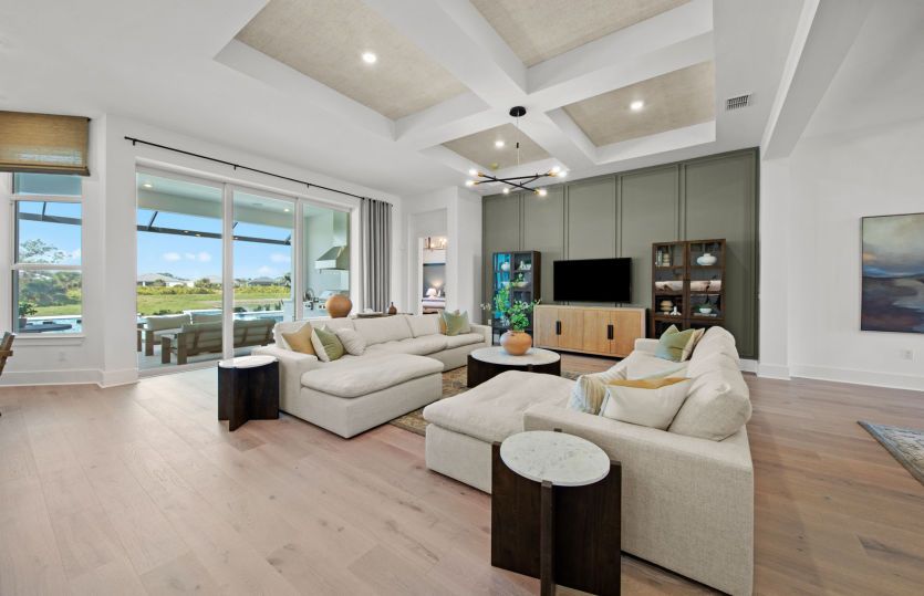 Enjoy natural lighting in the gathering room