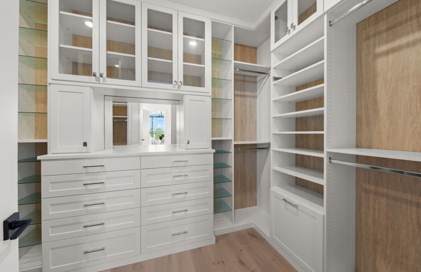 Owner's suite walk-in closet