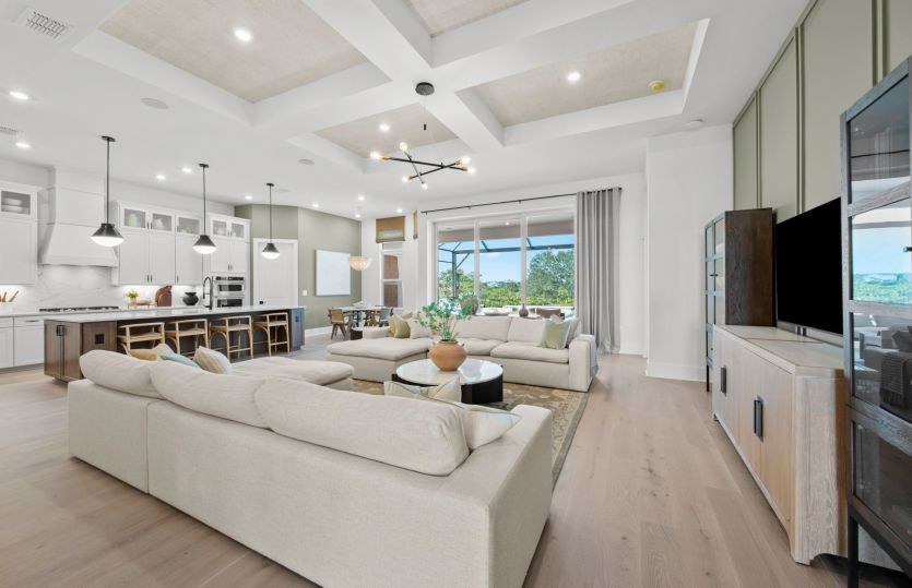 Spacious gathering room
