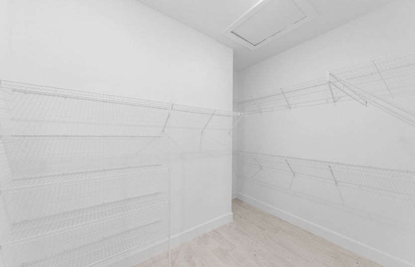 Owner's walk-in closet