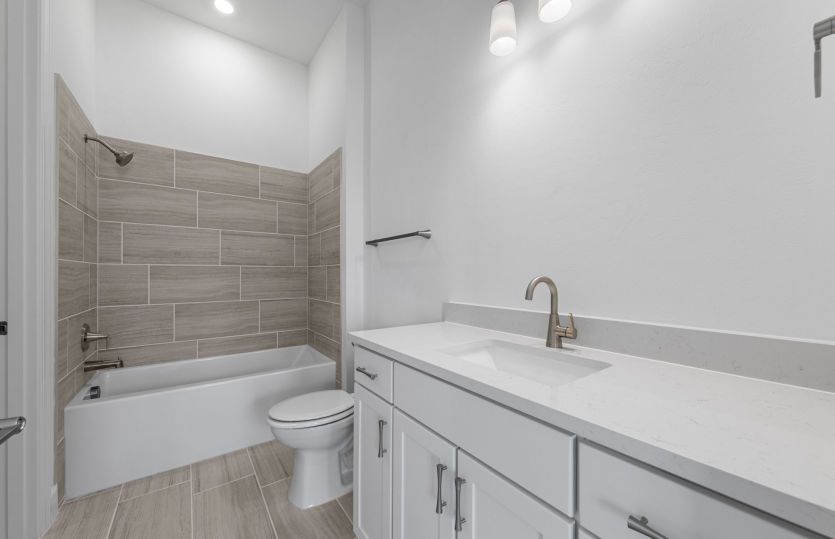Secondary bathroom