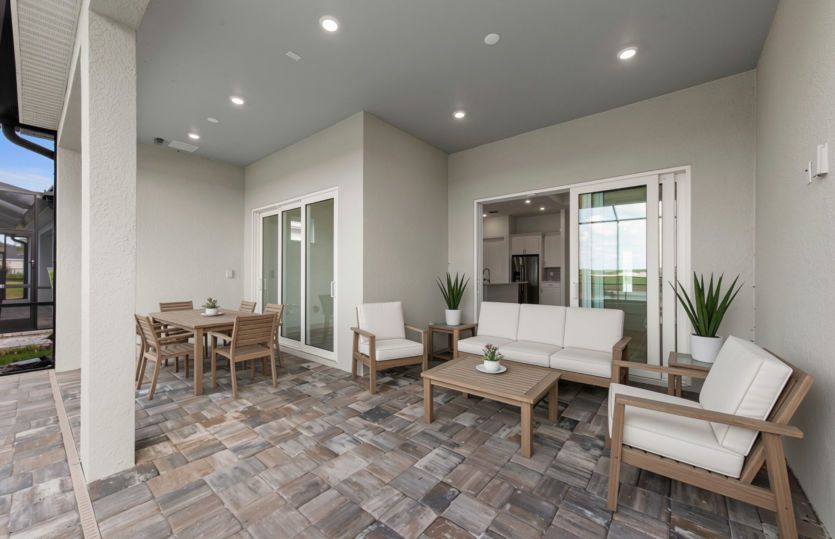 Covered lanai | Virtually Staged for Illustrative Purposes