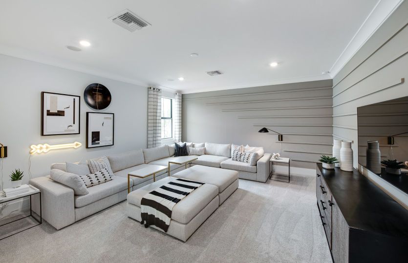 Media Room for Entertaining